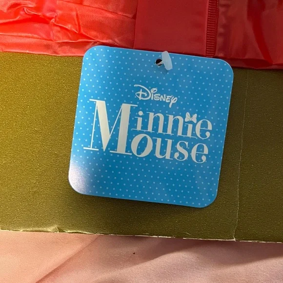 NWT Disney Kids Umbrella Slicker Minnie Mouse Toddler Girl Raincoat Set Ages 2-7 - Picture 3 of 7